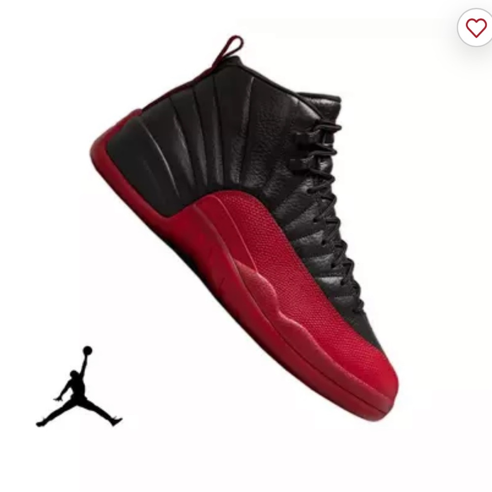 Barley used women’s Jordan Black and orange/red Sneakers
